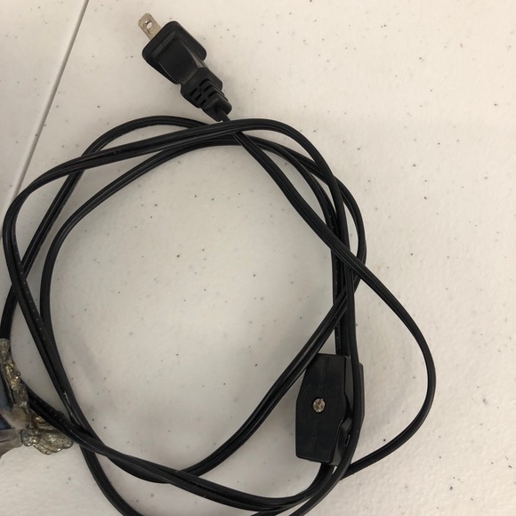 Christmas Snowman Blue Clear Glass Metal Table Lamp Night Light Electric - Picture 6 of 11